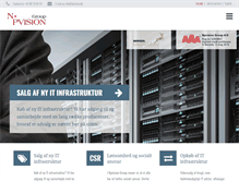 Tablet Screenshot of npvision.dk